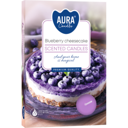 Ароматична чайна свічка p15-359 «Чорничний чізкейк» Aura